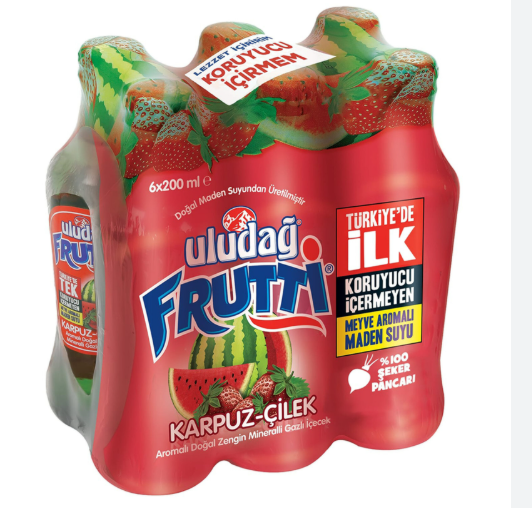 Uludağ meyveli soda çesitleri 6lı
